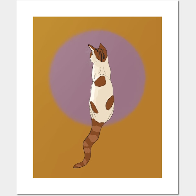 Soya the cat - thoughtful Wall Art by Chigurena